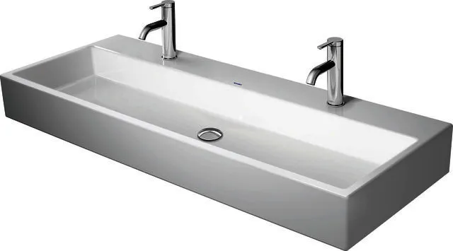 Duravit Waschtisch Vero Air 1200 mm o.ÜL, m.HLB, 2 HL, 1 Becken, weiß