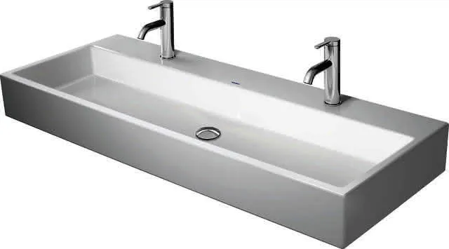 Duravit Waschtisch Vero Air 1200 mm o.ÜL,m.HLB,2 HL,1 Becken,geschl.,weiß