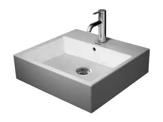 Duravit Waschtisch Vero Air 500mm m.ÜL, m.HLB, o.HL, geschl., weiß