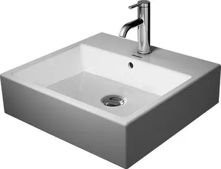 Duravit Waschtisch Vero Air 500mm o.ÜL, m.HLB, 1 HL, weiß