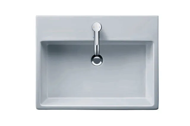 Duravit Waschtisch Vero Air 600mm o.ÜL, m.HLB, 1 HL, weiß, WG