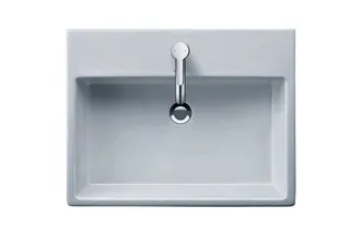 Duravit Waschtisch Vero Air 600mm o.ÜL, m.HLB, 1 HL, weiß, WG