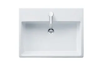 Duravit Waschtisch Vero Air 600mm o.ÜL, m.HLB, 1 HL, weiß