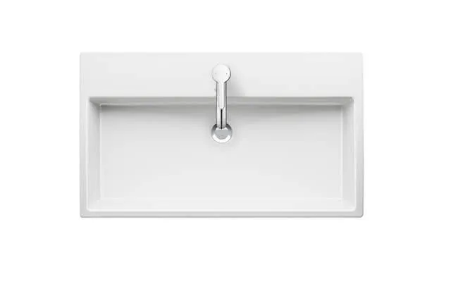 Duravit Waschtisch Vero Air 800mm m. ÜL, m. HLB, o. HL, weiß