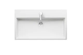 Duravit Waschtisch Vero Air 800mm m. ÜL, m. HLB, o. HL, weiß