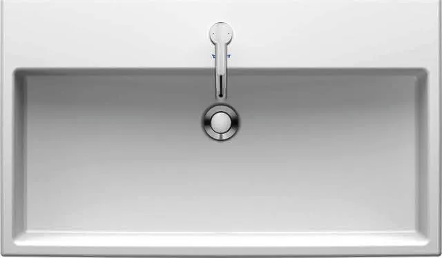 Duravit Waschtisch Vero Air 800mm m.ÜL, m.HLB, 1HL, geschl., weiß, WG