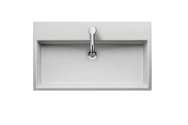 Duravit Waschtisch Vero Air 800mm o. ÜL, m. HLB, 1 HL, weiß