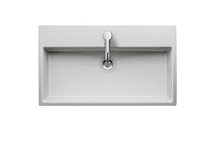 Duravit Waschtisch Vero Air 800mm o. ÜL, m. HLB, 1 HL, weiß