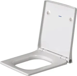 Duravit WC-Sitz Design Classics Viu Comp.Weiß Scharniere edelstahl, m.Absenkautomatik – Bild 2