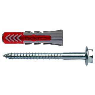 Dübel DUOPOWER 10x50 S mit Schraube, Paket mit 25 Stück
