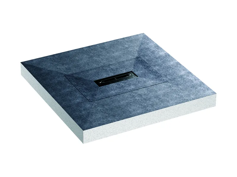 Duschelement DallFlex Compact, DN 50, 1 x 1 m