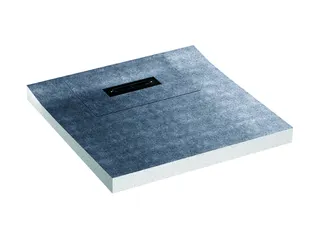 Duschelement DallFlex Floor Plan D, DN 40, 1 x 1 m