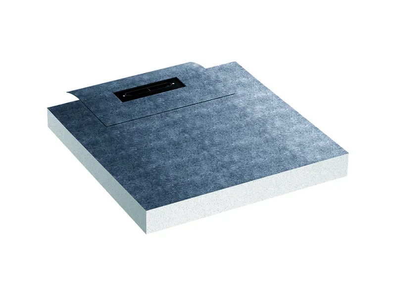Duschelement DallFlex Wall Plan, DN 40, 1 x 1 m
