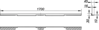 Duschrinne CeraWall Individual Duo, 1700 mm – Bild 3