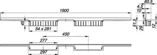 Duschrinne CeraWall Individual Duo, 1900 mm – Bild 4