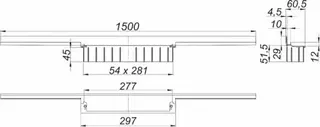 Duschrinne CeraWall Individual, 1500 mm – Bild 3