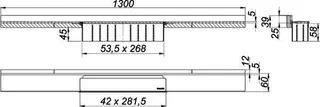 Duschrinne CeraWall Select N Edelstahl matt, 1300 mm – Bild 4