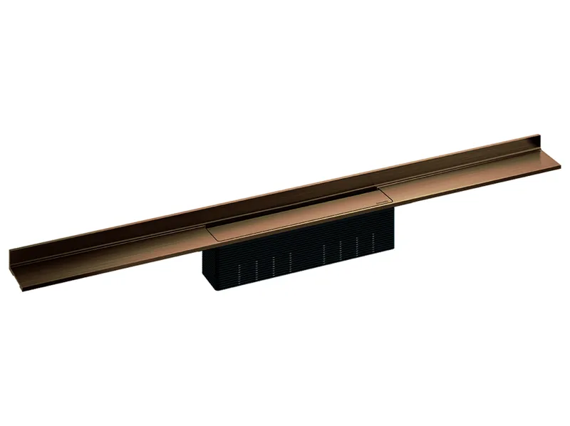 Duschrinne CeraWall Select rotgold matt, 1100 mm