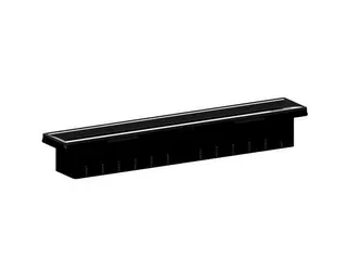 Duschrinne Zentrix, Edelstahl poliert, 300 x 50 mm – Bild 2