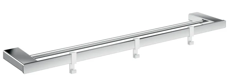Emco Doppelbadetuchhalter loft 00160 m. 3 Haken 600 mm chr