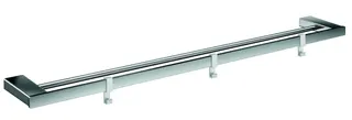 EC Doppelbadetuchhalter loft 00180 m. 3 Haken 800 mm chr