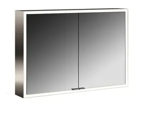 Emco Lichtspiegelschrank prime 05083 Aufputz, 2trg. 1000 mm alu.