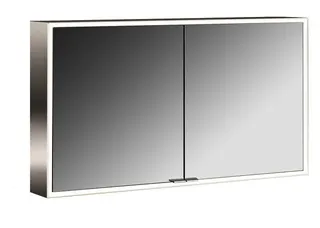 Emco Lichtspiegelschrank prime 05084 Aufputz, 2trg. 1200 mm alu.