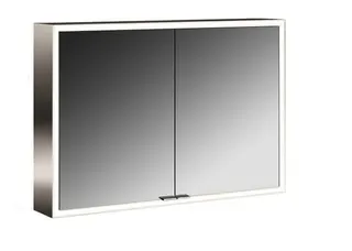Emco Lichtspiegelschrank prime 05183 Aufputz, 2trg. 1000 mm alu.