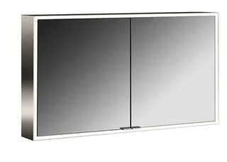 Emco Lichtspiegelschrank prime 06184 Aufputz, 2trg. 1200 mm alu.