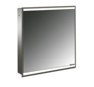 Emco Lichtspiegelschrank prime 2 05031 Unterputz, Anschlag links 600 mm alu.