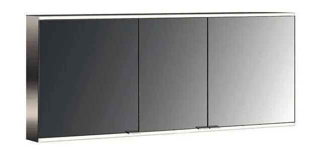 Emco Lichtspiegelschrank prime 2 06048 Aufputz, 3trg. 1600 mm alu.