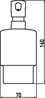 Emco Seifenspender loft 00190 für Reling chr – Bild 2