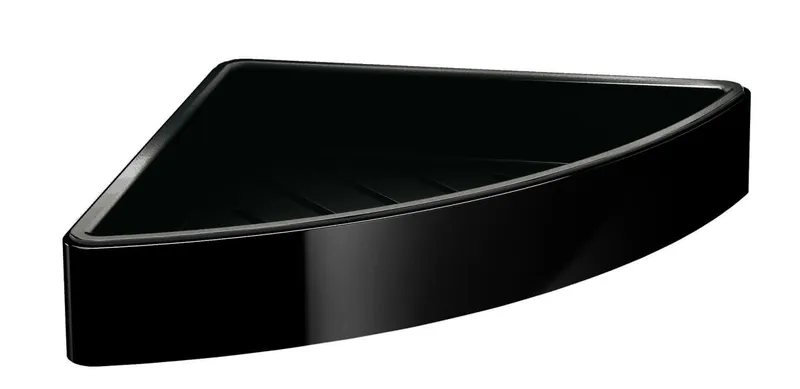 Eckseifenkorb 179x36x179mm aktiv4YOU 3.0, schwarz