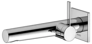 EHM Waschtisch-Mischer eckig Wandmontage, 219mm more4YOU, verchromt