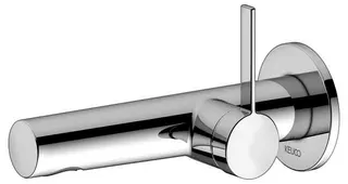 EHM Waschtisch-Mischer rund Wandmontage, 187mm more4YOU, verchromt