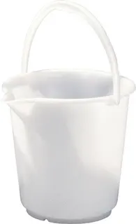 Eimer 17,0l HD-Polyethylen natur Kunststoffbügel D.330mm H.315mm