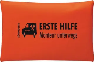 Erste Hilfe Tasche Monteur unterwegs B24 0xH170ca.mm orange SÖHNGEN