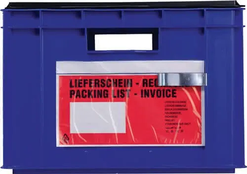Etikettenklammer Federstahl verz.f.Transportstapelkasten