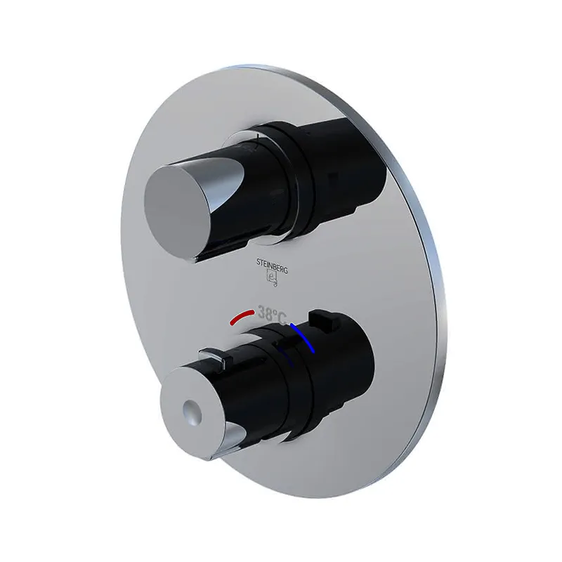 Fertigmontageset zu Unterputzthermostat design4YOU 3.0, 2-Wege Umsteller, chrom