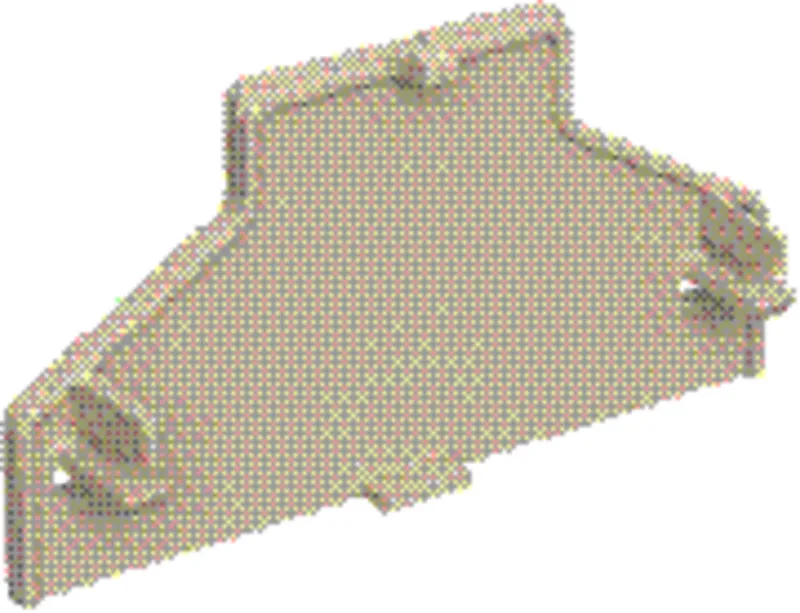 Abdeckung für Elektroanschluss f. Geberit AquaClean 5000/5000plus,beige
