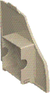 Abdeckung für Filterfach f. Geberit AquaClean 5000/5000plus,beige – Bild 2