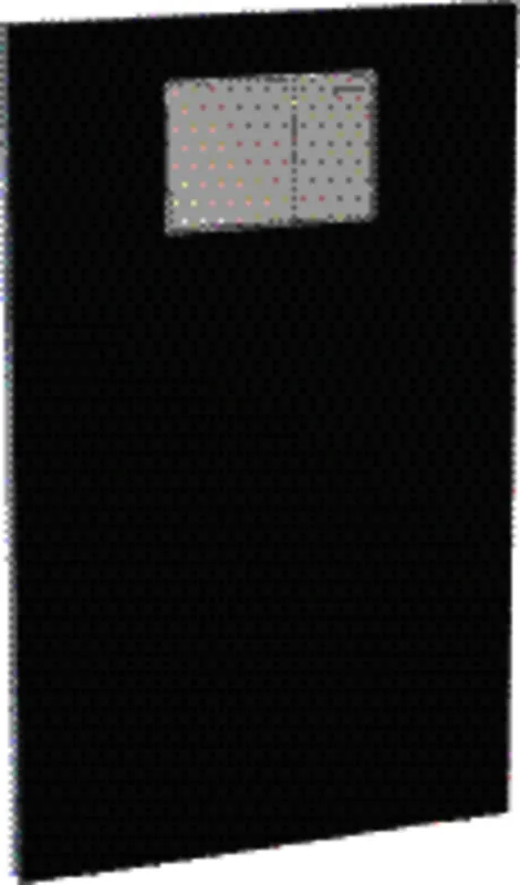 Designplatte für Geberit AquaClean für WC-Aufsatz Glas schwarz