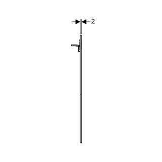 Designplatte für Geberit AquaClean WC-Komplettanlage, Sela/Mera Glas schw – Bild 5