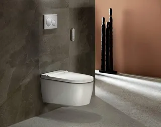 Geberit AquaClean Sela WC-Komplettanlage Wand-WC weiß-alpin – Bild 3