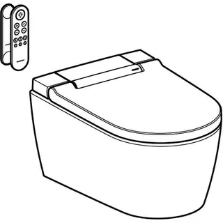 Geberit AquaClean Sela WC-Komplettanlage Wand-WC weiß-alpin – Bild 5