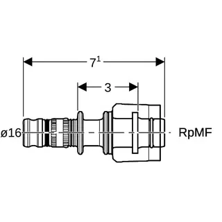 Geberit Mepla Übergang mit MasterFix PVDF d16-MF20 – Bild 4
