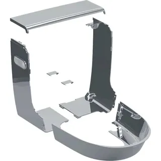 Set Designabdeckung f. Geberit AquaClean Mera, hgl.verchr. – Bild 2