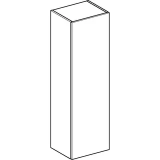 Geberit Smyle Square Mittel-HS mit einer Tür 36x118x29,9cm, lava – Bild 3