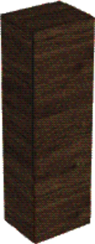 Geberit Smyle Square Mittel-HS mit einer Tür 36x118x29,9cm, Nussbaum
