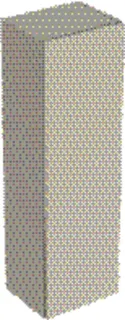 Geberit Smyle Square Mittel-HS mit einer Tür 36x118x29,9cm, sand-grau